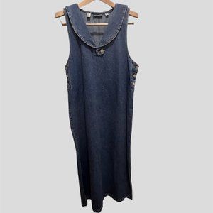 Eric Charles vintage denim jeans dress medium